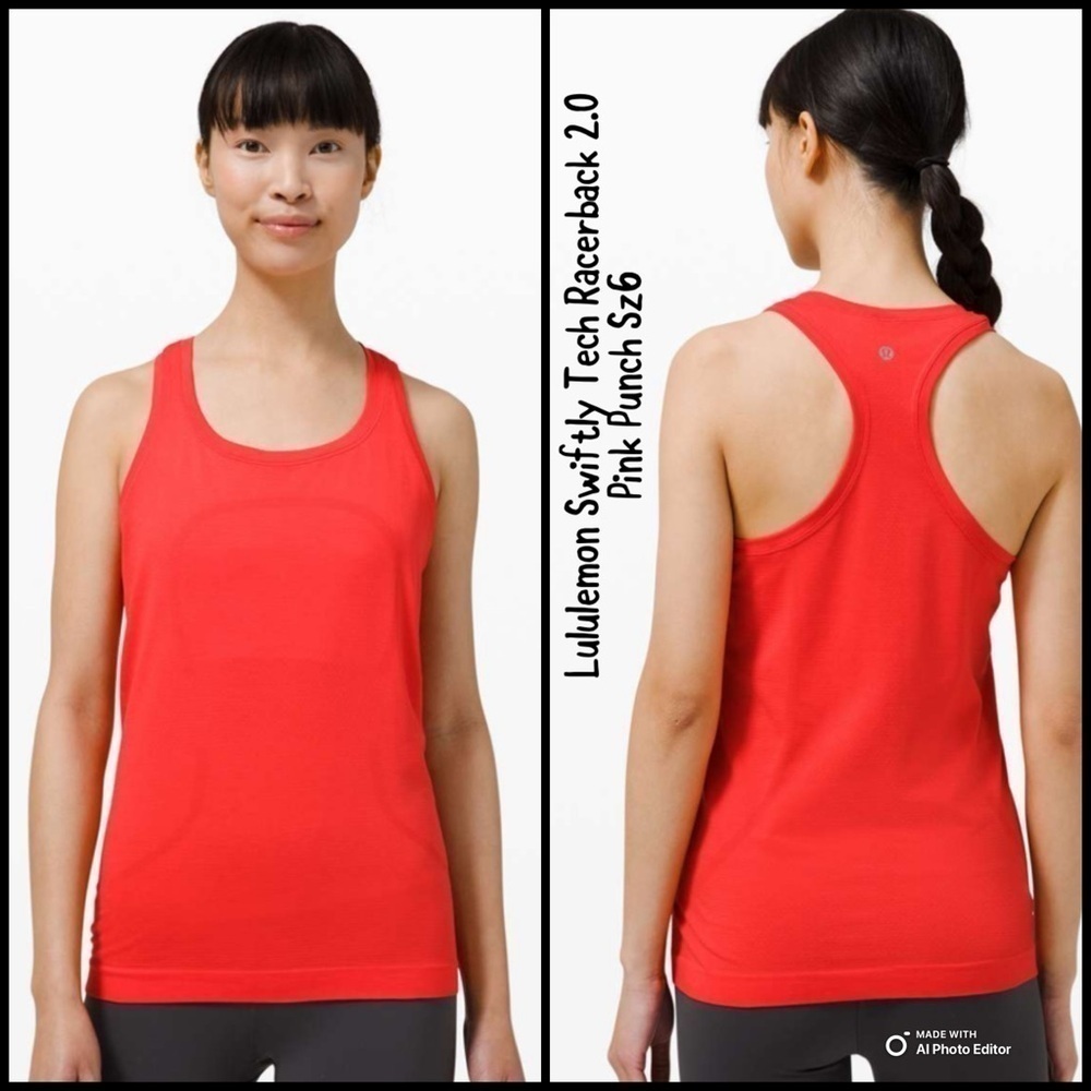 Lululemon Swiftly Tech Racerback 2.0 Pink Punch.